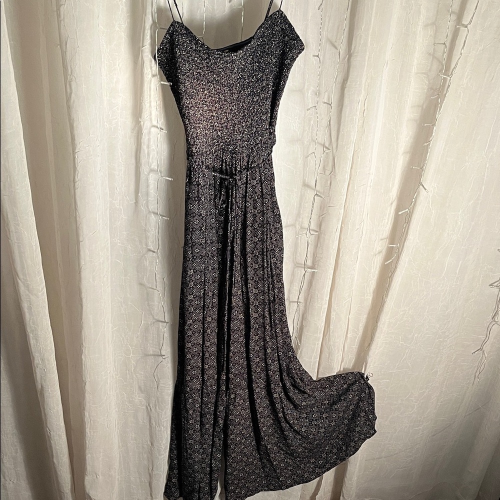 Free People Black Floral Maxi Dress